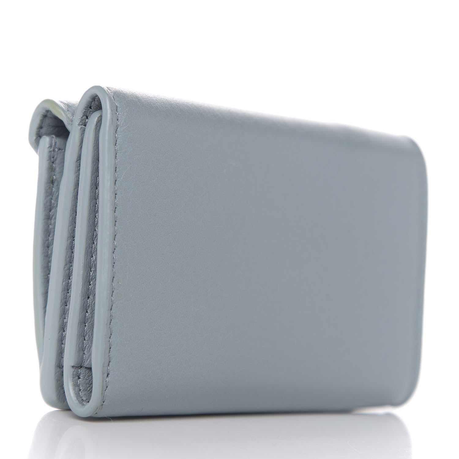 Balenciaga Calfskin Mini Papier Wallet Cyclade 2 of 6