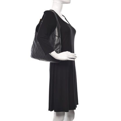 Gucci Guccissima Punch Hobo Black 2 of 10