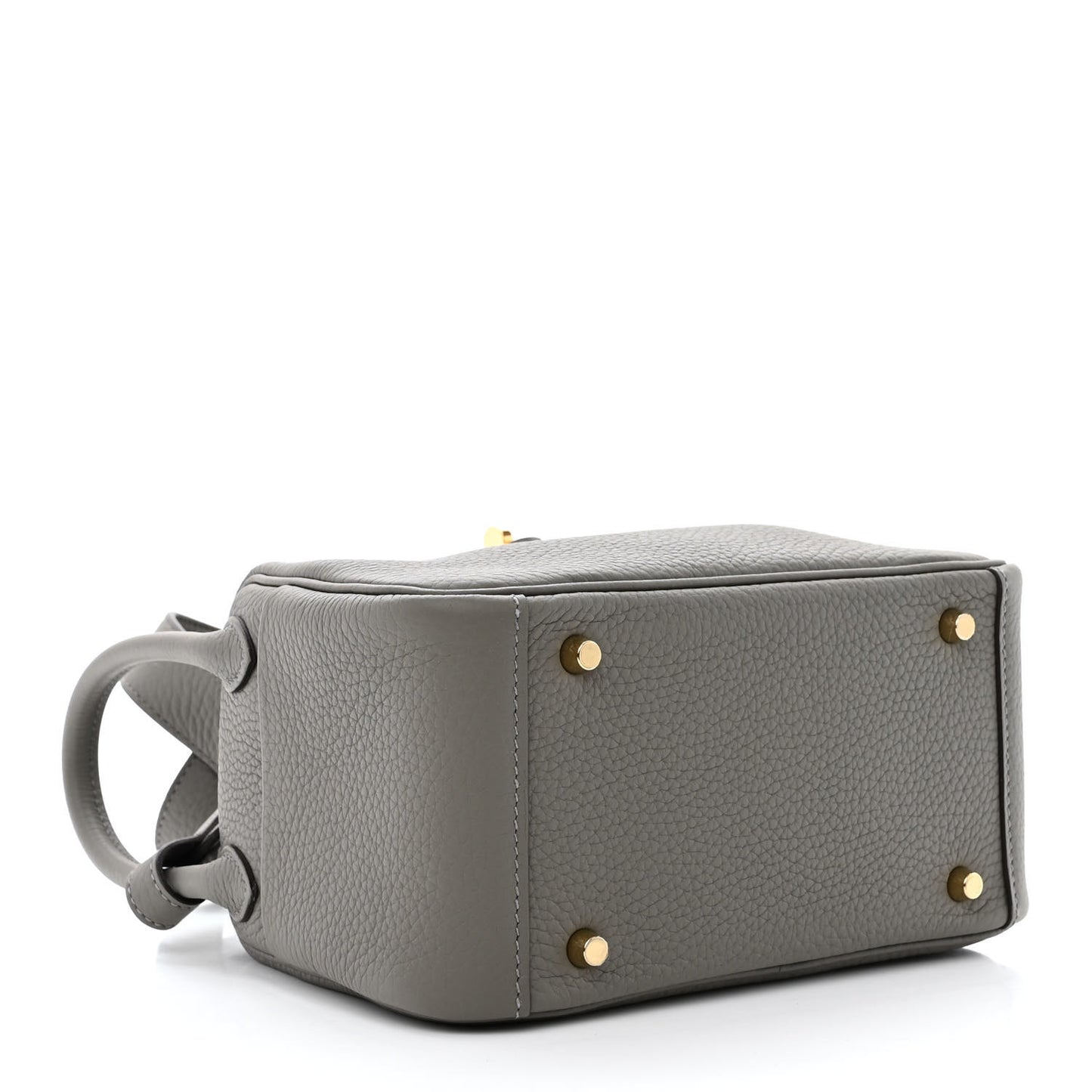 Taurillon Clemence Mini Lindy 20 Gris Meyer