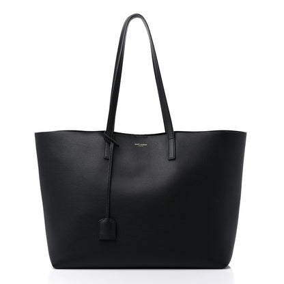 Saint Laurent Calfskin Large Shopping Tote Black 3 of 10