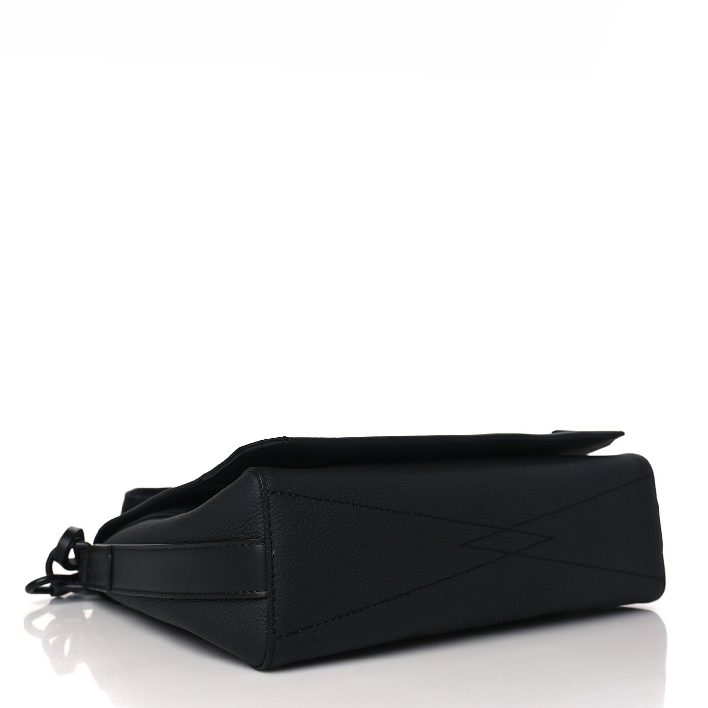 Calfskin Aerogram Messenger Black