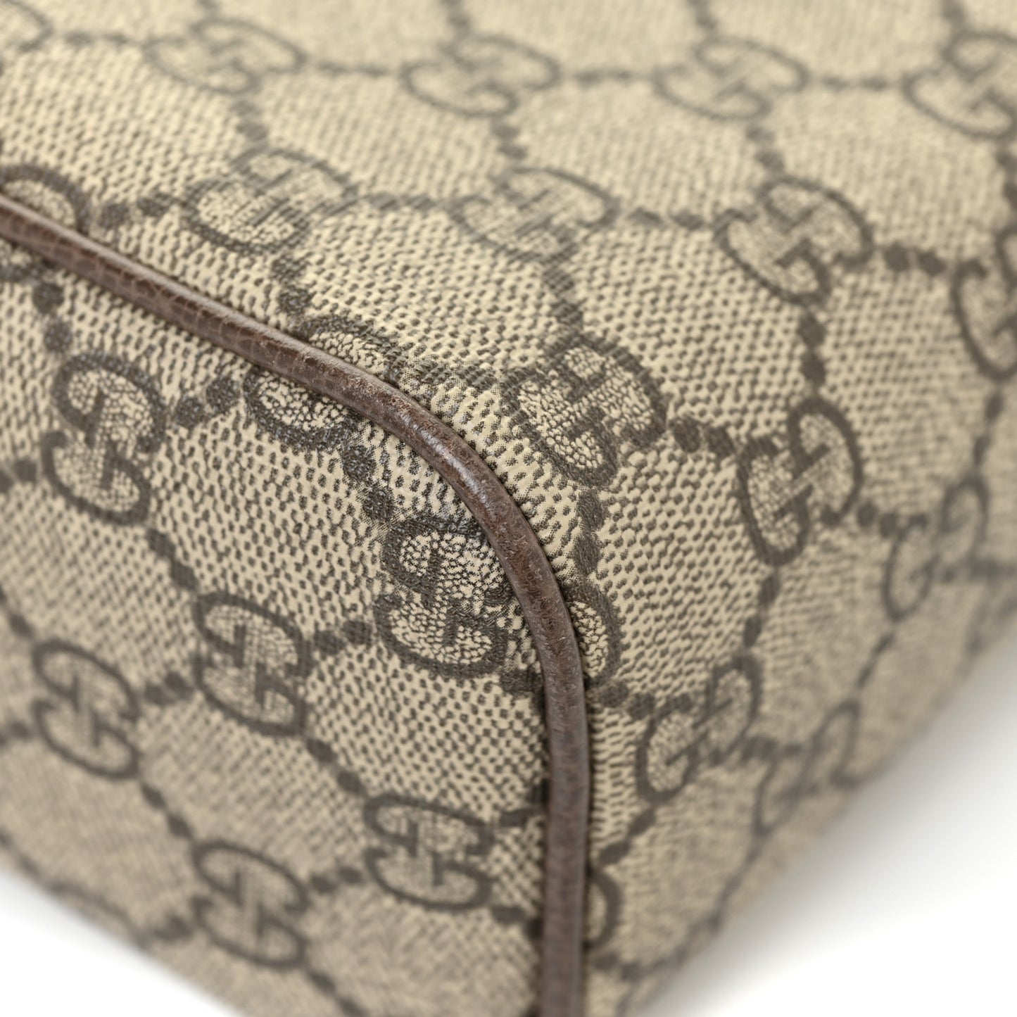 GG Supreme Monogram Web Small Ophidia Shoulder Bag Brown
