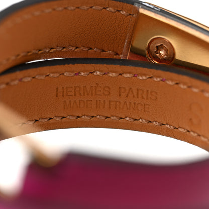 Hermes Swift Rivale Double Tour Bracelet T2 Magnolia 4 of 7