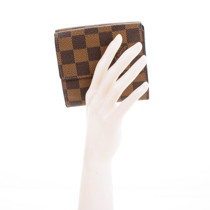Louis Vuitton Damier Ebene Elise Wallet 2 of 8