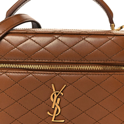 Saint Laurent Lambskin Quilted Mini Gaby Vanity Case Fox 8 of 11