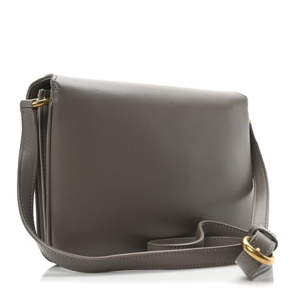 Saint Laurent Smooth Calfskin Le Maillon Satchel Greyish Brown 3 of 10
