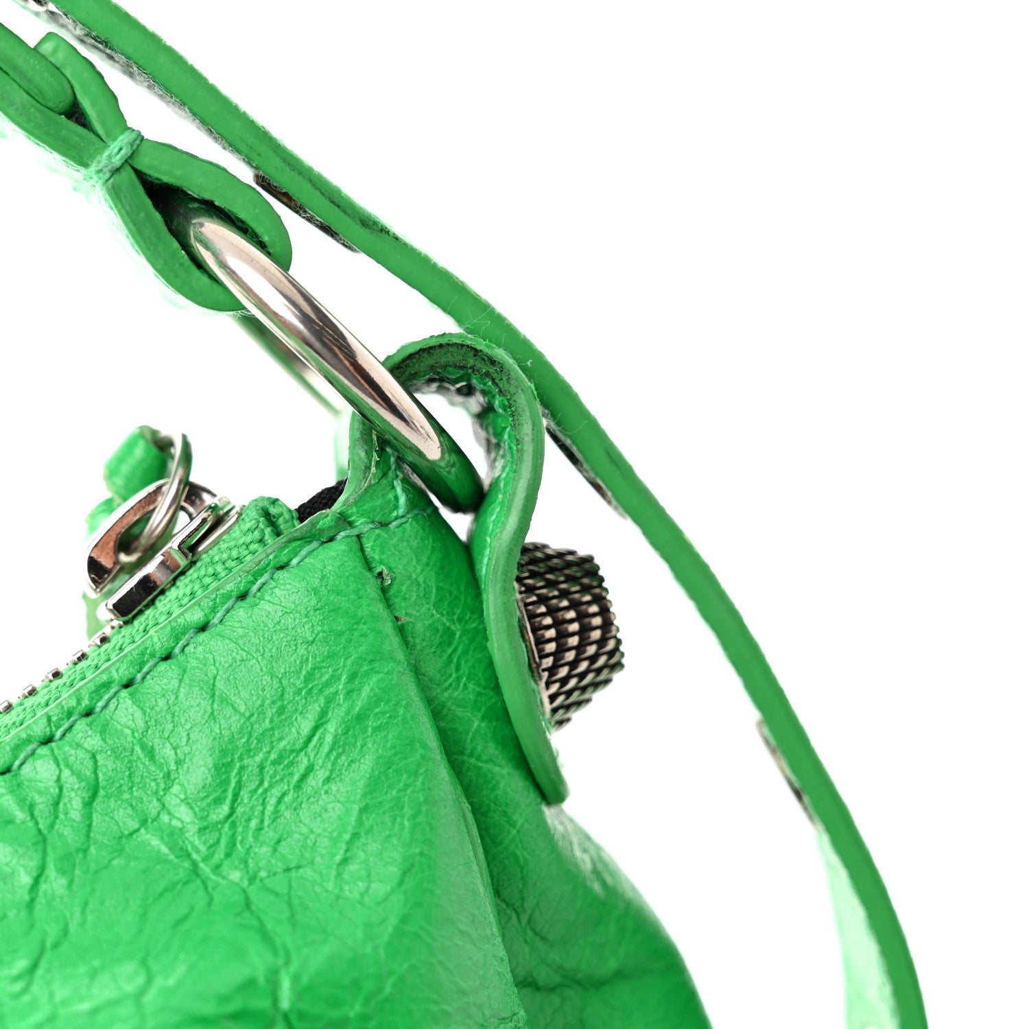 Balenciaga Agneau Arena Le Cagole Shoulder Bag XS Vivid Green 13 of 13