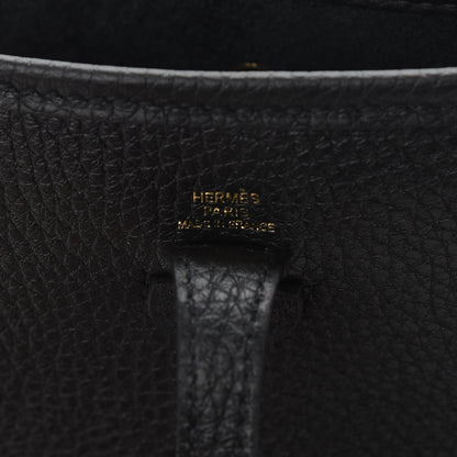 Hermes Taurillon Clemence Evelyne TPM Black 6 of 9