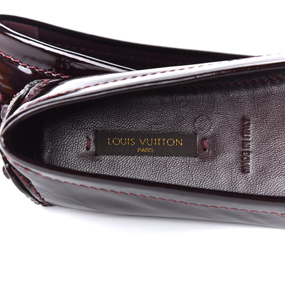 Louis Vuitton Patent Calfskin Oxford Loafers 34 Amarante 5 of 7