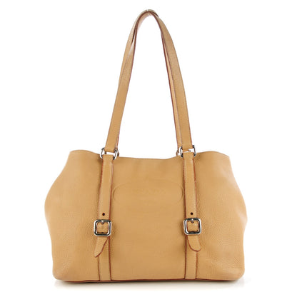 Prada Vitello Daino Logo Tote Nocciolo 1 of 13