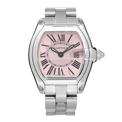Cartier Stainless Steel 31mm Roadster Quartz Watch Pink 1 of 5