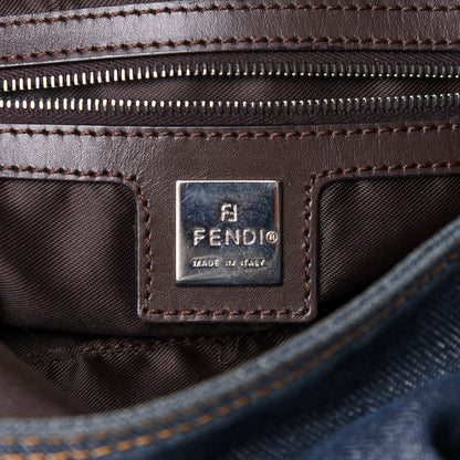 Fendi Denim Mama Baguette Blue 11 of 20