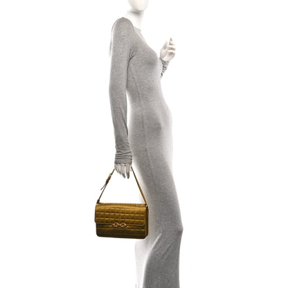 Saint Laurent Carre Quilted Le Maillon Satchel   New Jungle 2 of 10