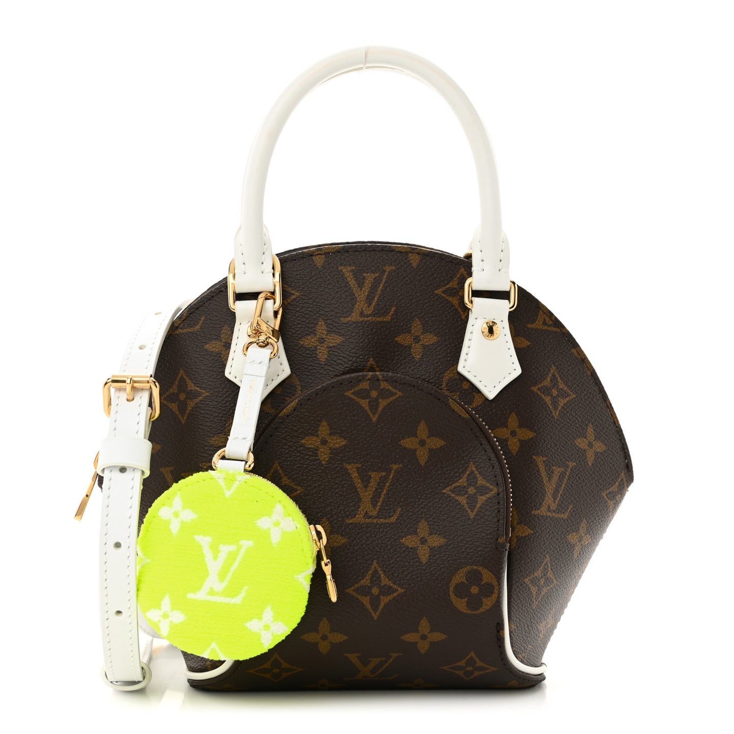 Monogram LV Match Ellipse BB White