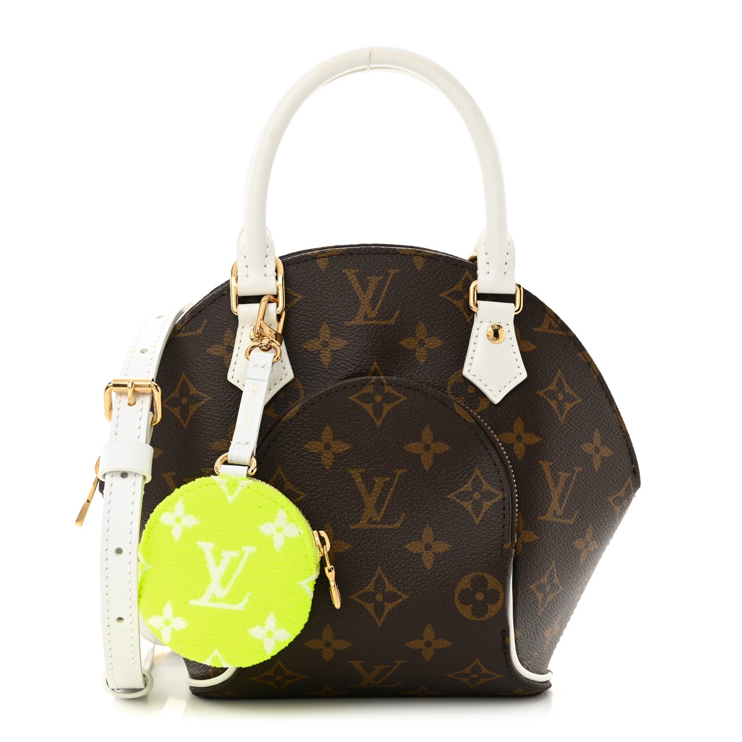 Louis Vuitton Monogram LV Match Ellipse BB White 1 of 9