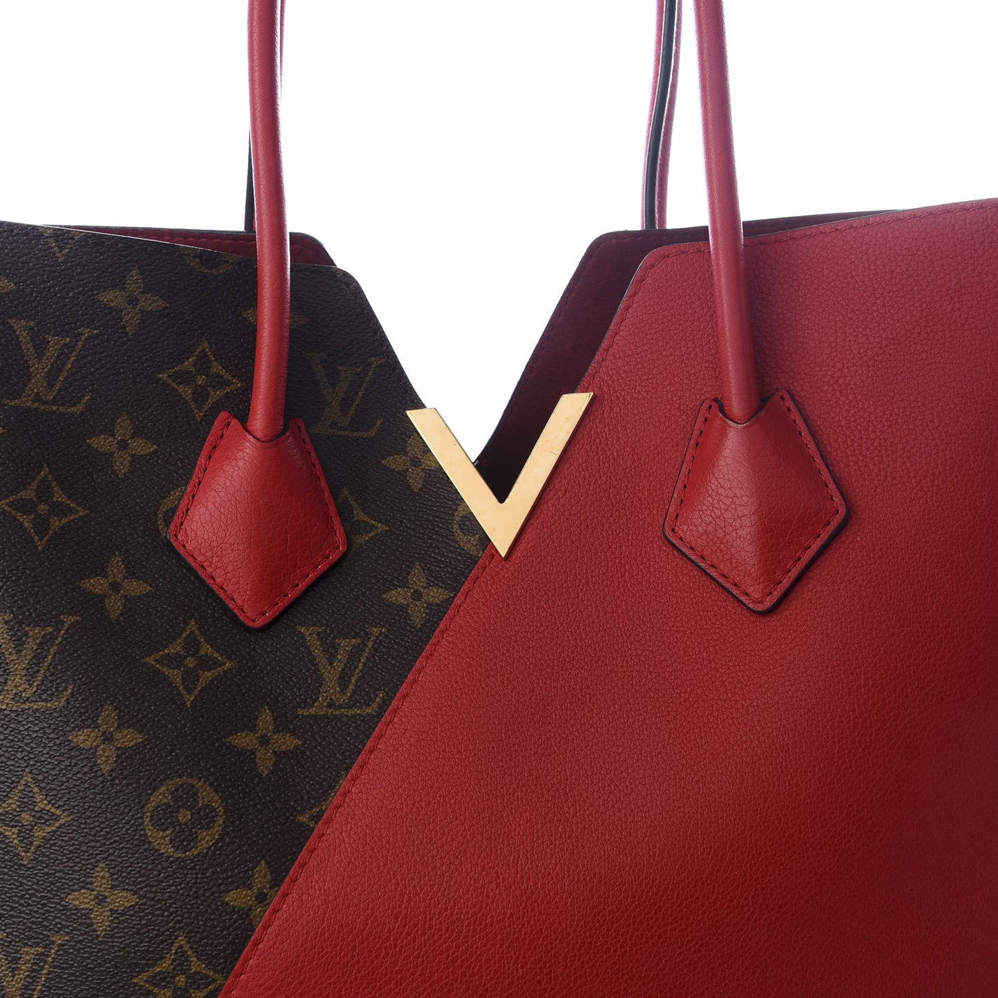 Calfskin Monogram Kimono Tote Cherry