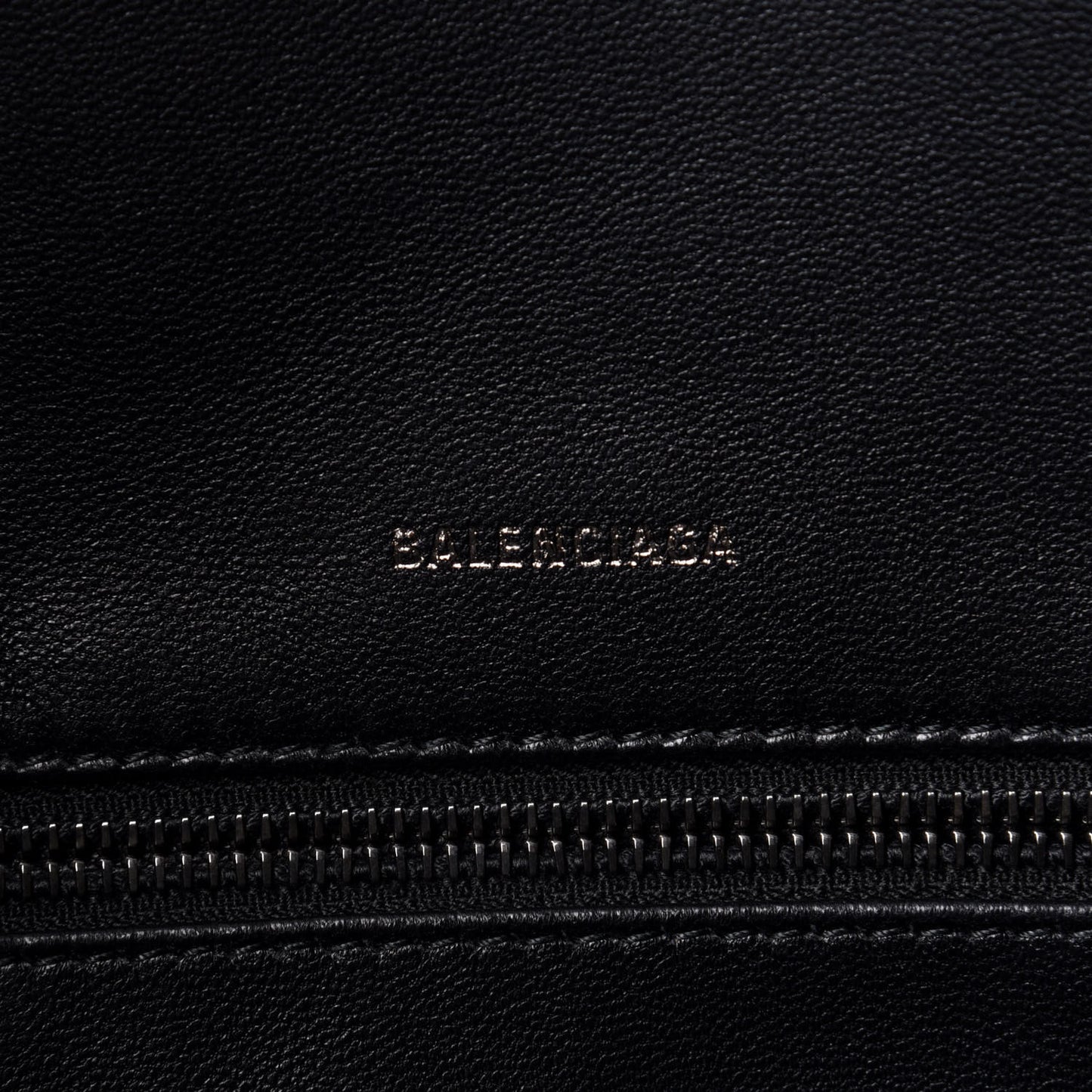 Shiny Calfskin Hobo Tote Black