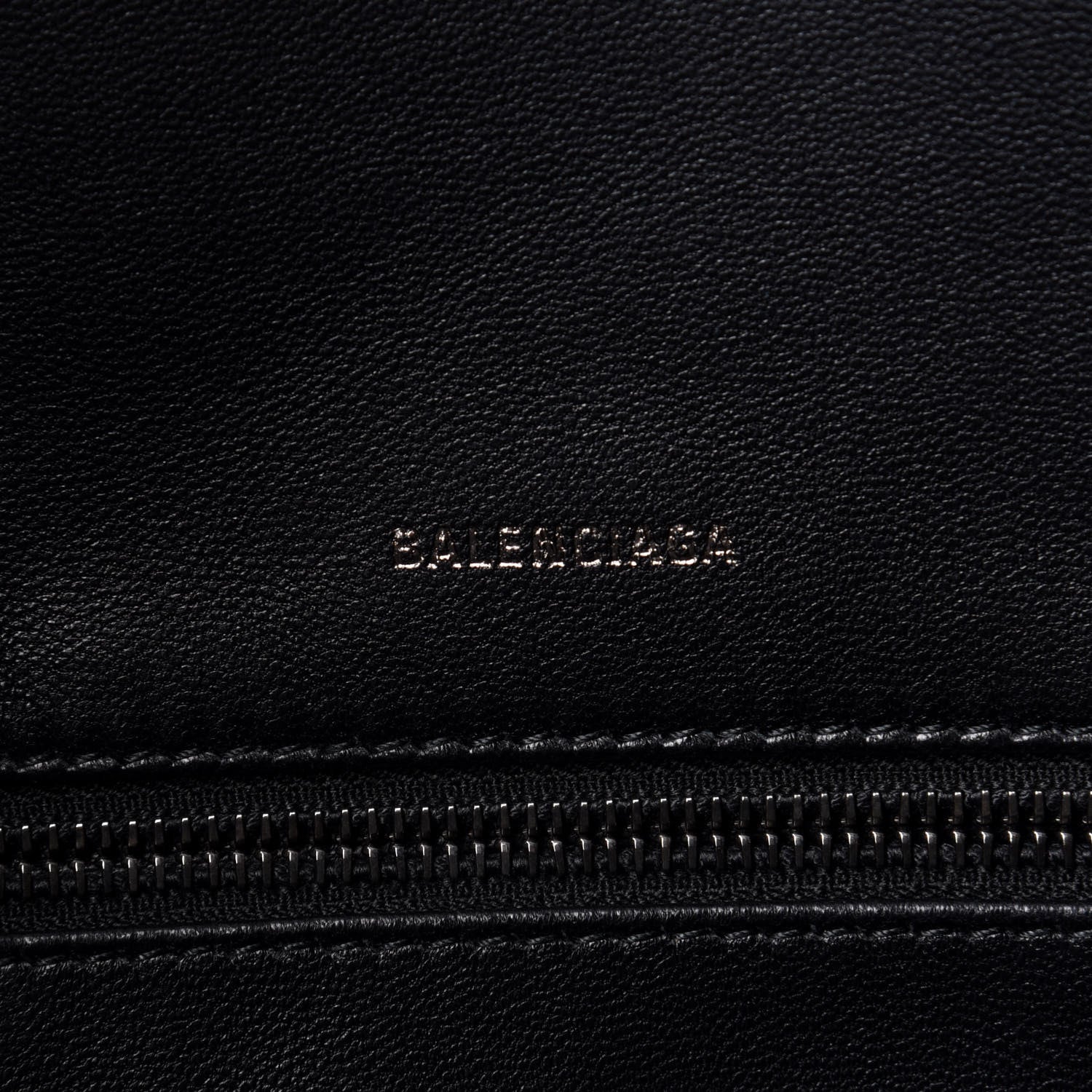 Balenciaga Shiny Calfskin Hobo Tote Black 6 of 12
