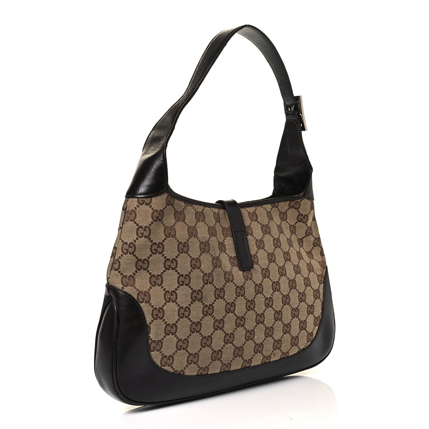 Monogram Web Jackie O Hobo Dark Brown