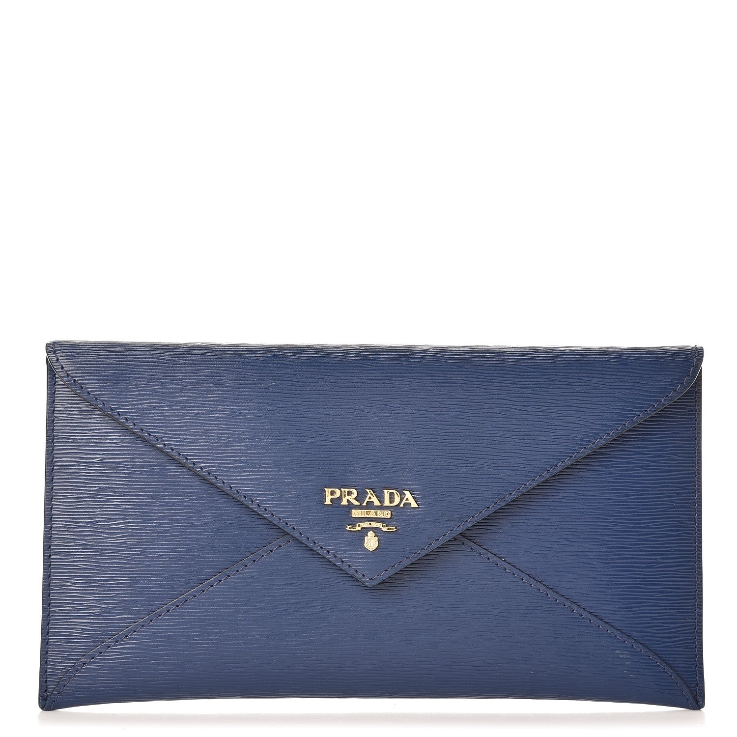 Prada Vitello Move Envelope Wallet Bleuette 1 of 8