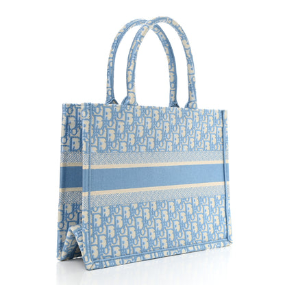 Christian Dior Oblique Medium Book Tote Turquoise 3 of 10