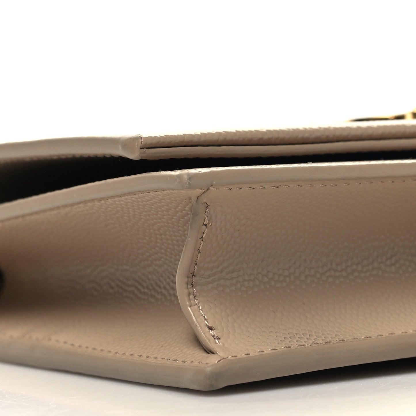 Grain De Poudre Classic Monogram Kate Tassel Chain Wallet Dark Beige