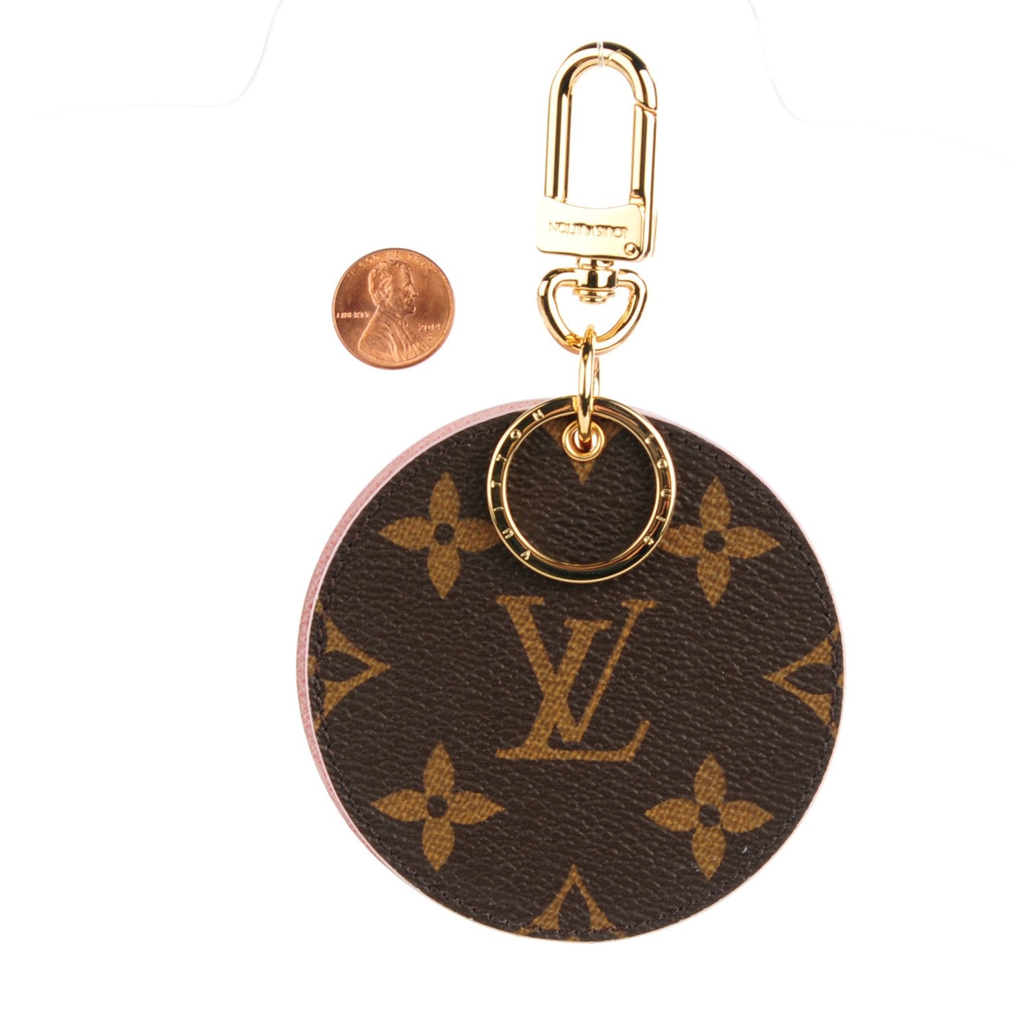 Louis Vuitton Monogram LV Mirror Key Holder Rose Ballerine 2 of 7