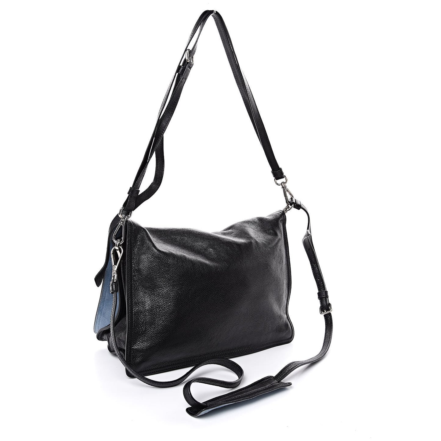 Glace Calf Etiquette Flap Black Astrale