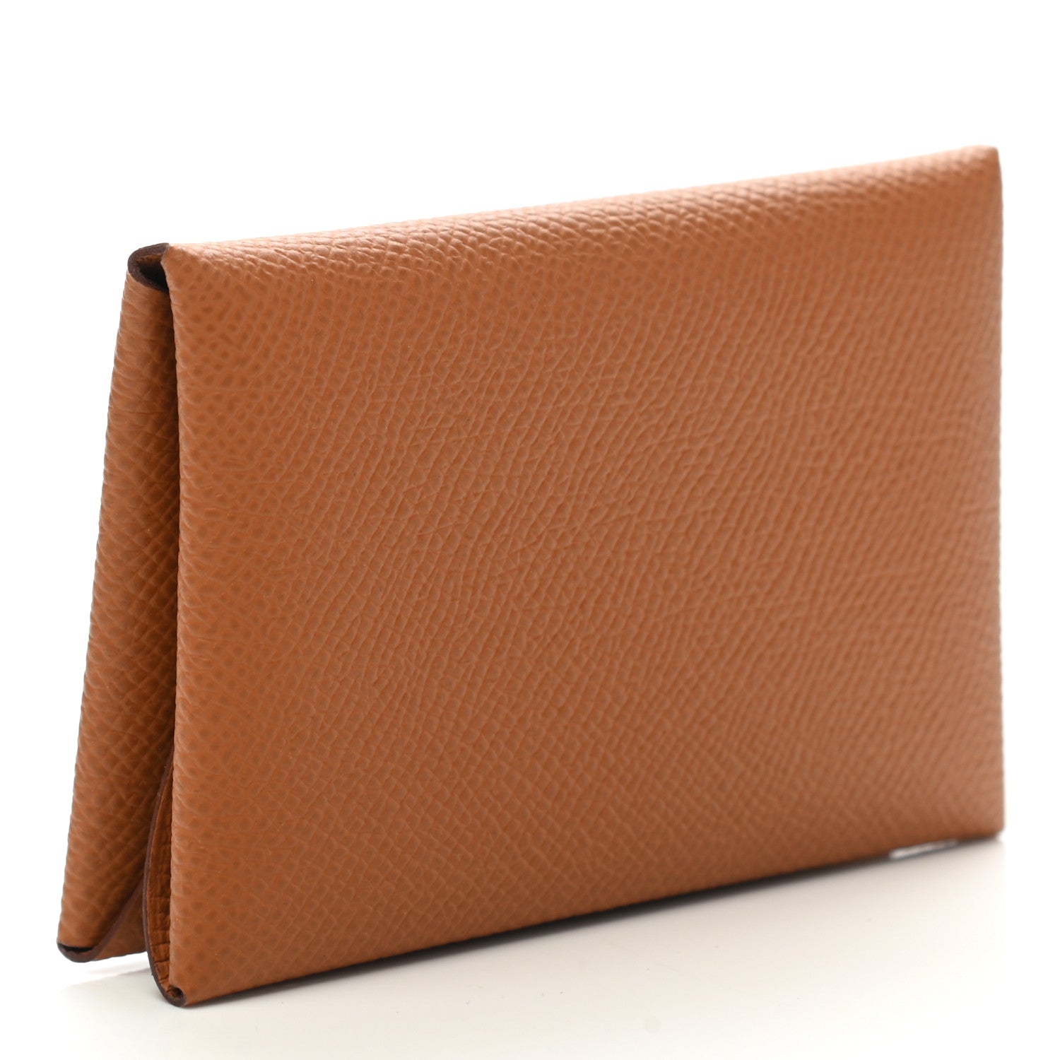 Hermes Epsom Calvi Duo Card Case Gold 3 of 7