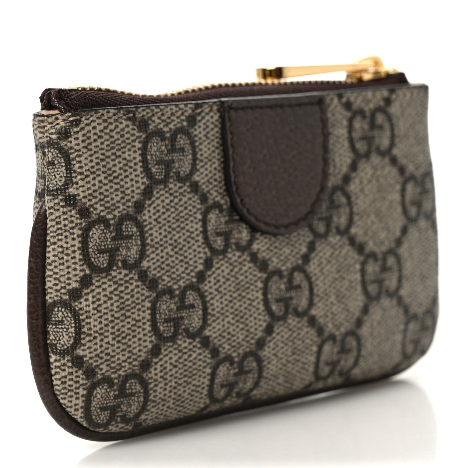 Gucci GG Supreme Monogram Web Ophidia Key Case Beige New Acero 3 of 7