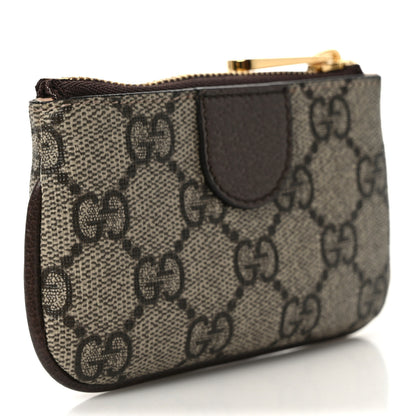 Gucci GG Supreme Monogram Web Ophidia Key Case Beige New Acero 3 of 7
