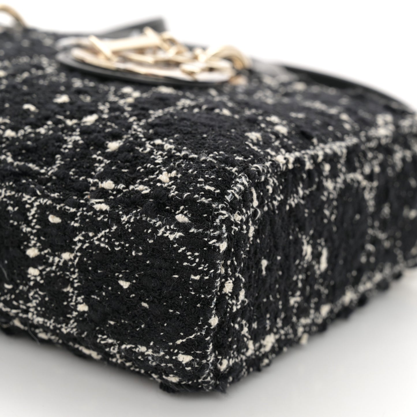 Tweed Cannage Lady D-Joy Black White