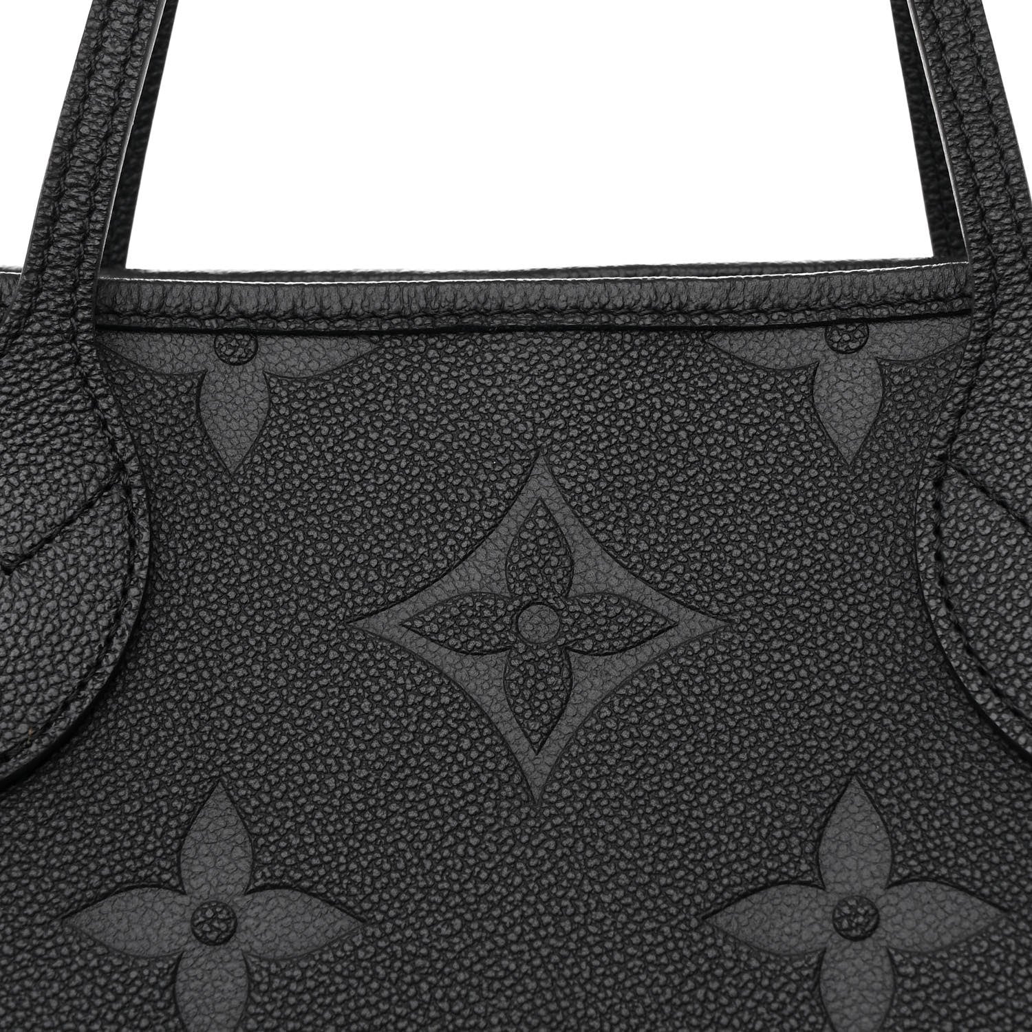 Louis Vuitton Empreinte Monogram Giant Neverfull MM Black 7 of 9