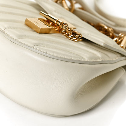 Chloe Calfskin Quilted Nano Drew Bijou Shoulder Bag Natural White 10 of 10