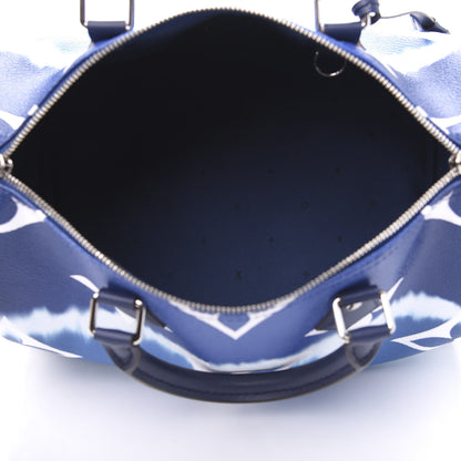 Louis Vuitton Monogram Escale Speedy Bandouliere 30 Blue 6 of 11