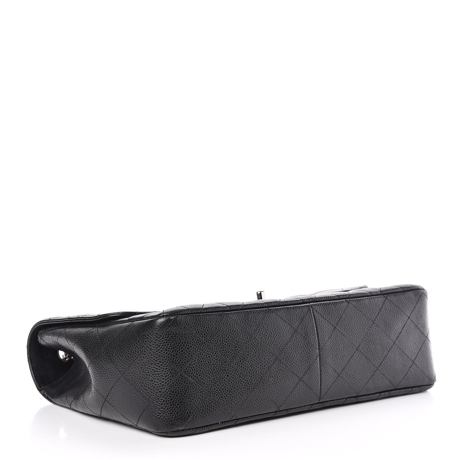 Chanel Caviar Quilted Jumbo Single Flap Black 4 of 11