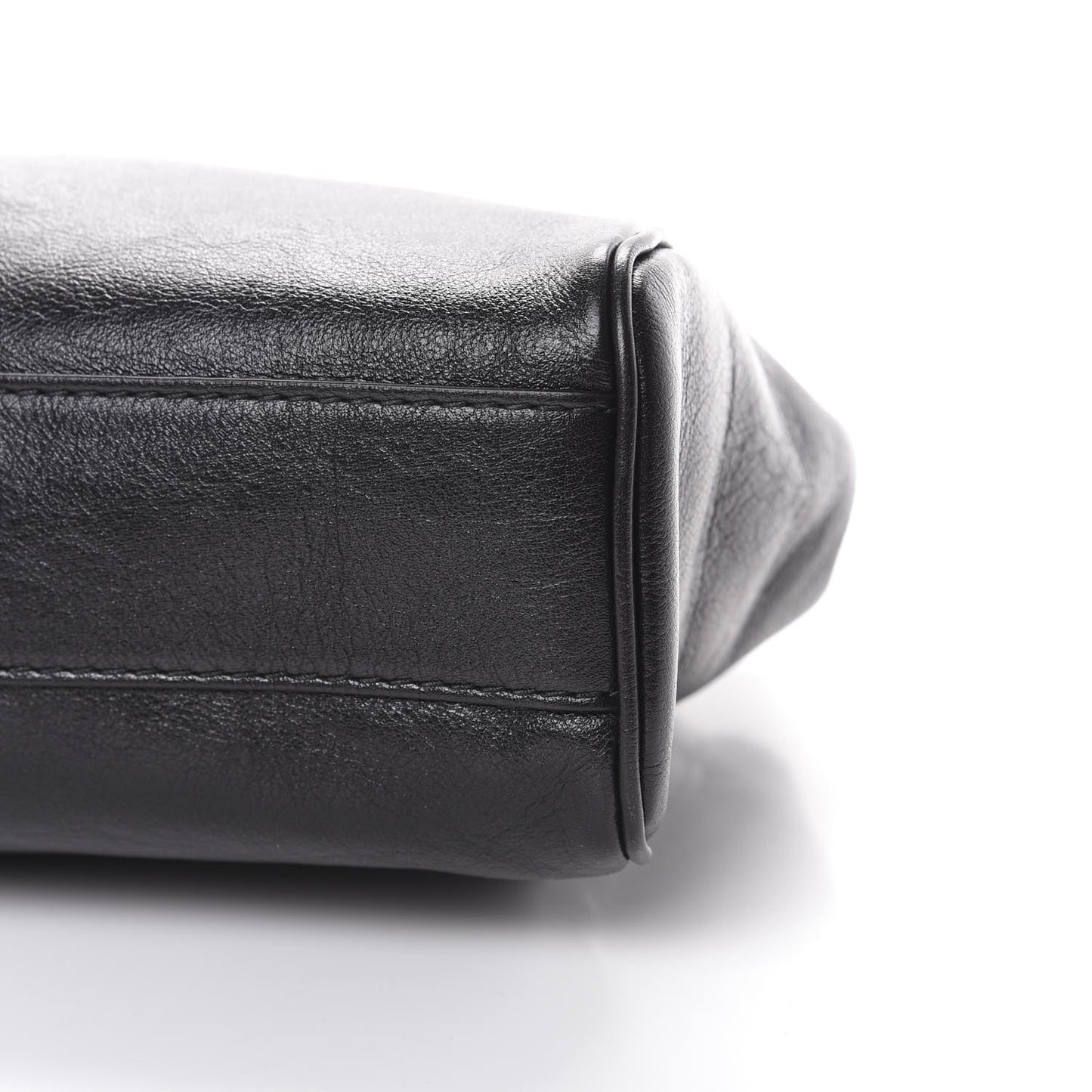 Calfskin Large Re(Belle) Top Handle Bag Black