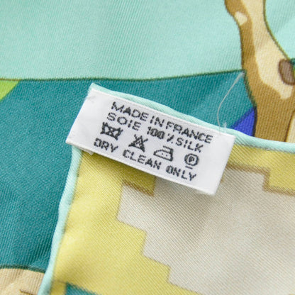 Hermes Silk Les Poneys de Polo Scarf 90 5 of 5
