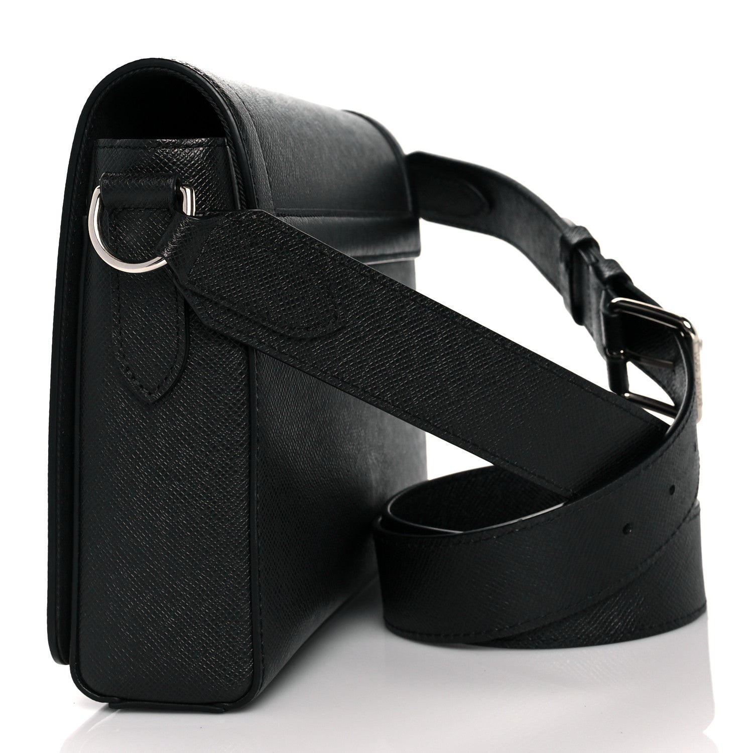 Louis Vuitton Taiga New Flap Messenger Black 4 of 12