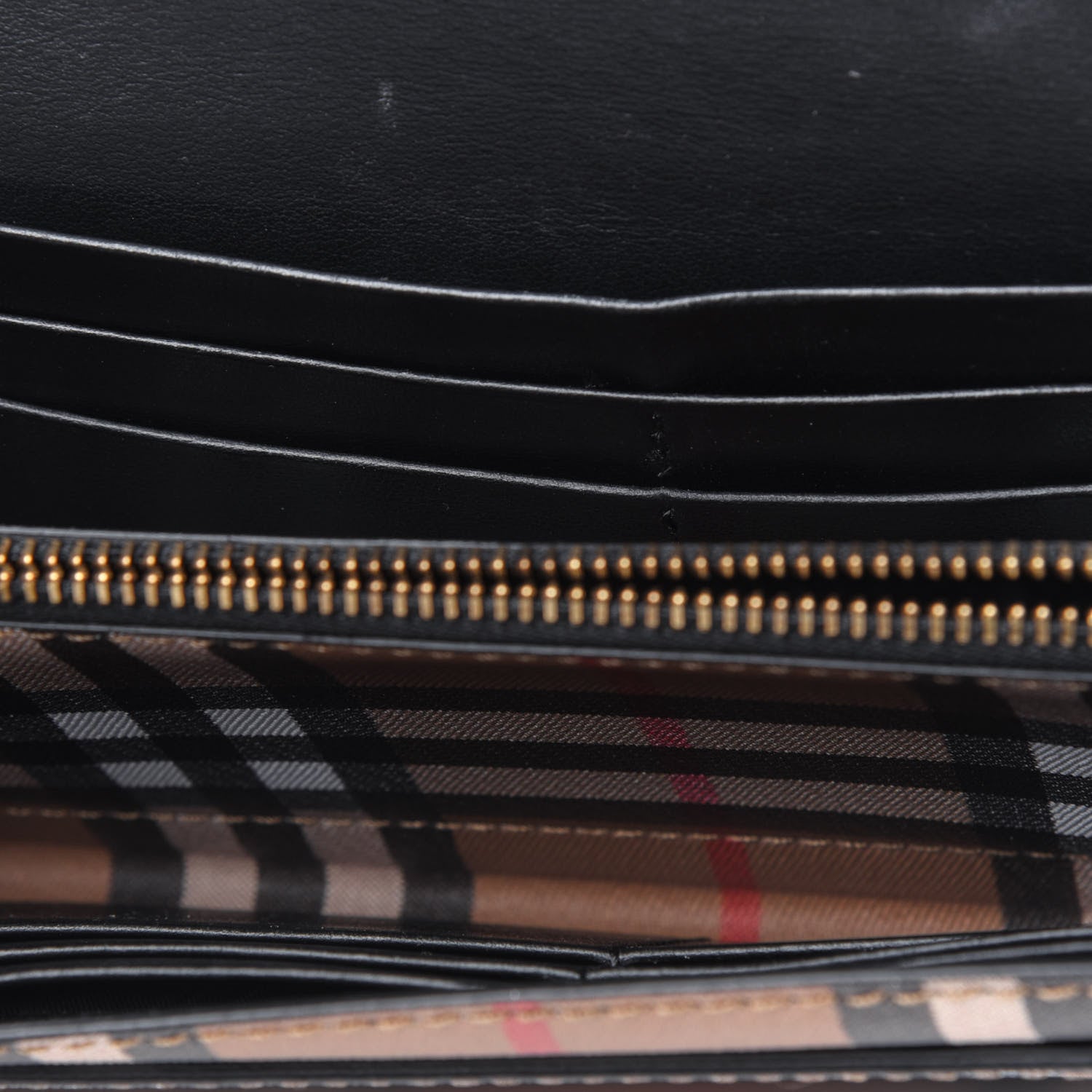 Burberry Vintage Check Halton Wallet Black 5 of 16