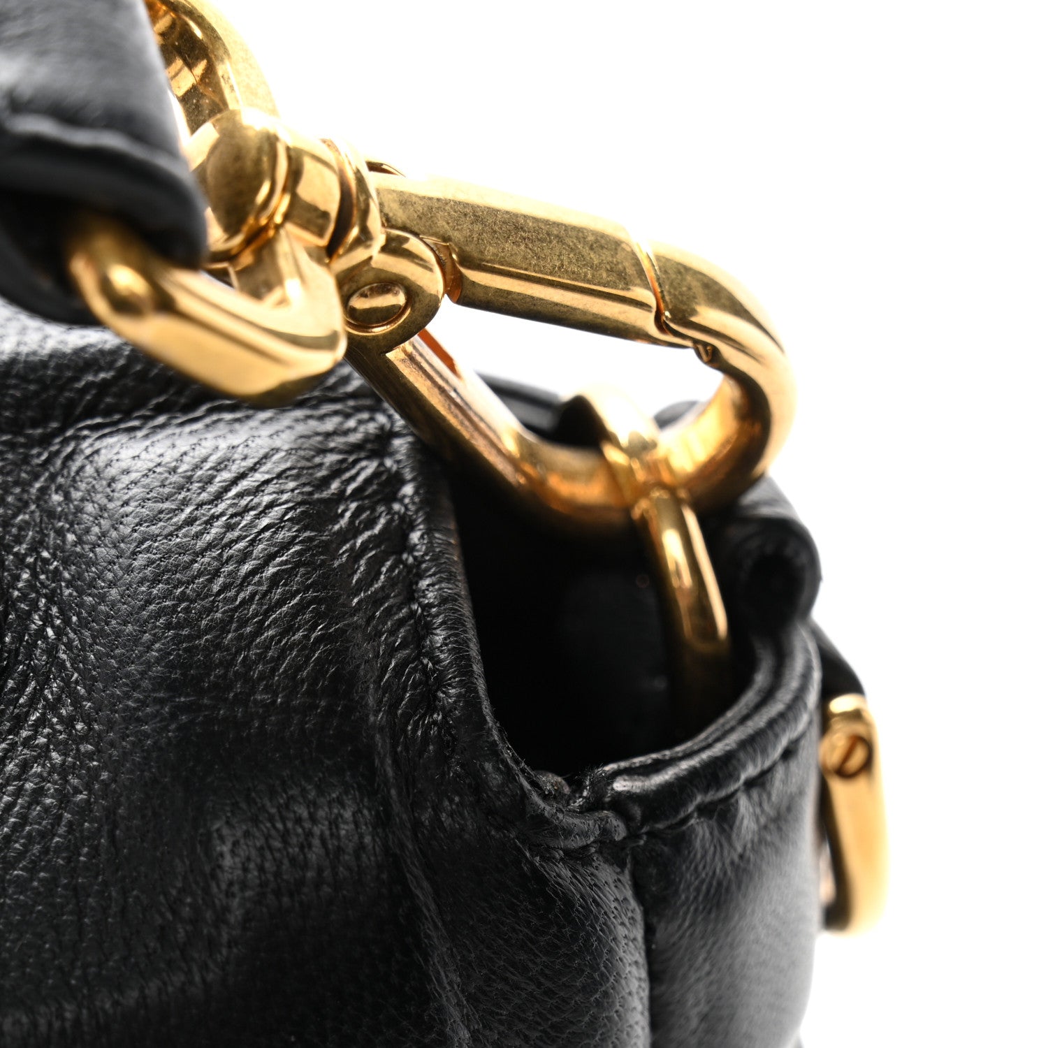 Fendi Nappa FF 1974 Embossed Baguette Black 11 of 11