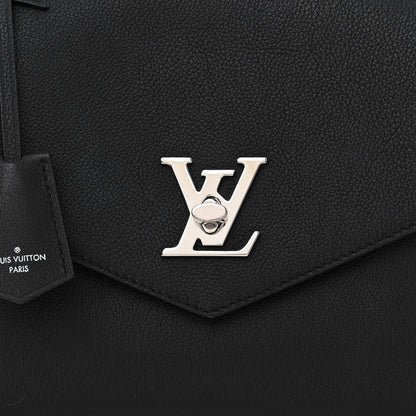 Louis Vuitton Soft Calfskin My Lockme Top Handle Black 7 of 9