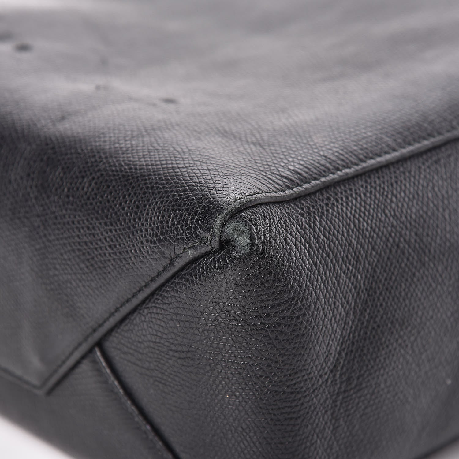 Celine Grained Calfskin Small Vertical Cabas Black 17 of 20