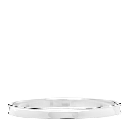Tiffany Sterling Silver Narrow 1837 Bangle Bracelet 3 of 4
