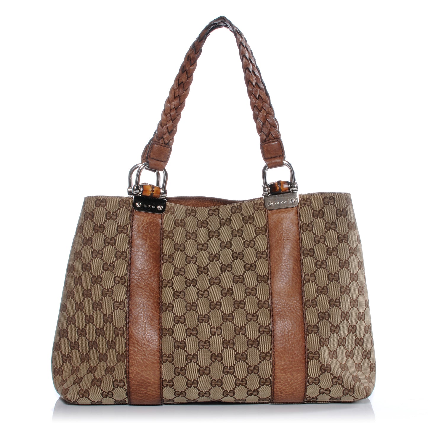 Monogram Bamboo Bar Medium Tote