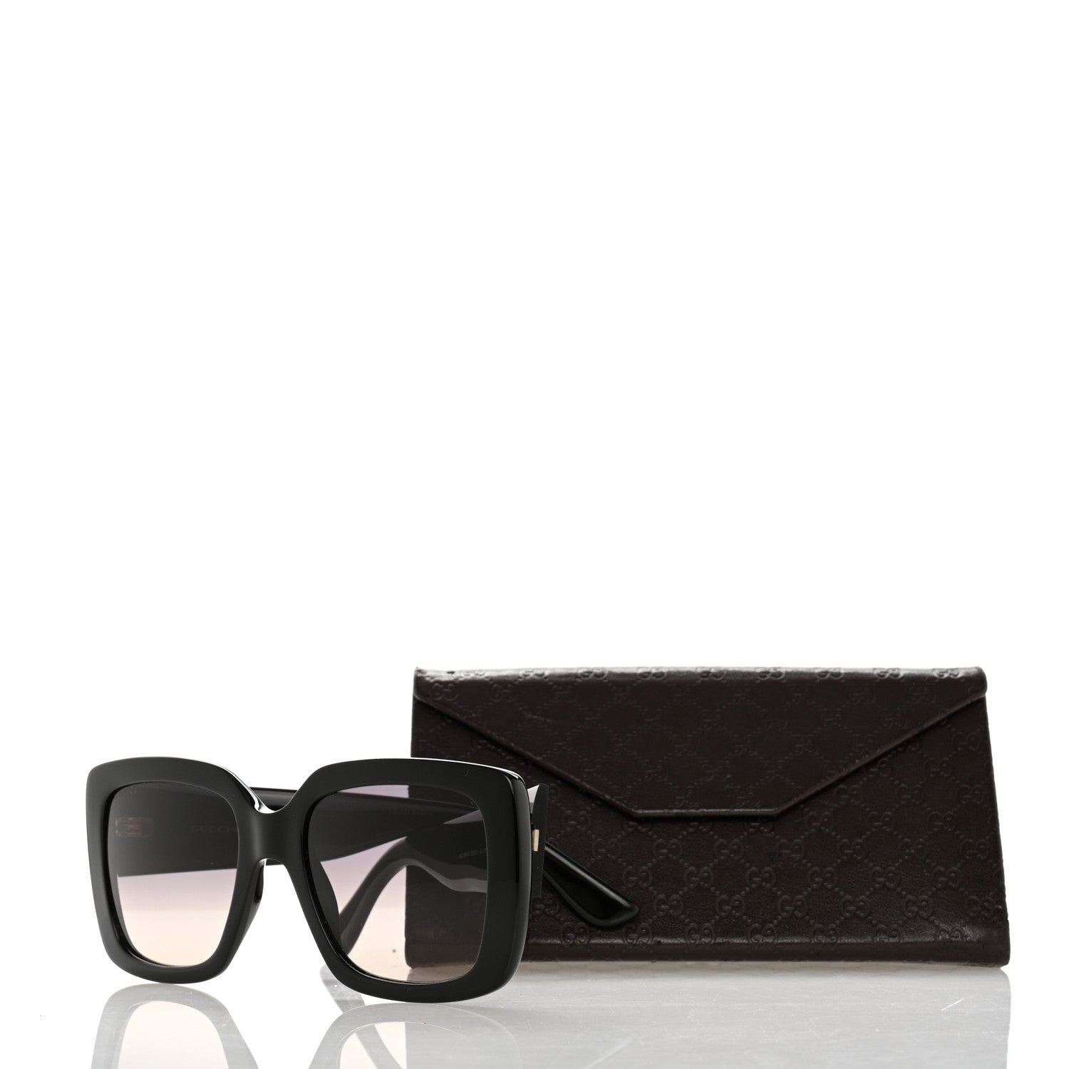 Gucci Acetate Square Frame Sunglasses GG3814S Black 8 of 8