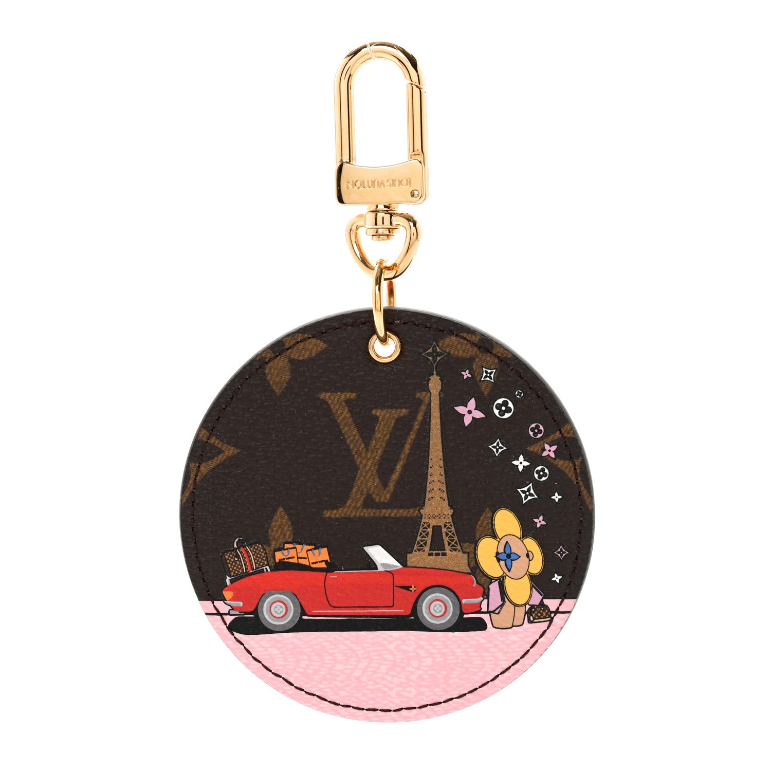Louis Vuitton Monogram 2019 Christmas Animation Paris Bag Charm Key Ring 1 of 4