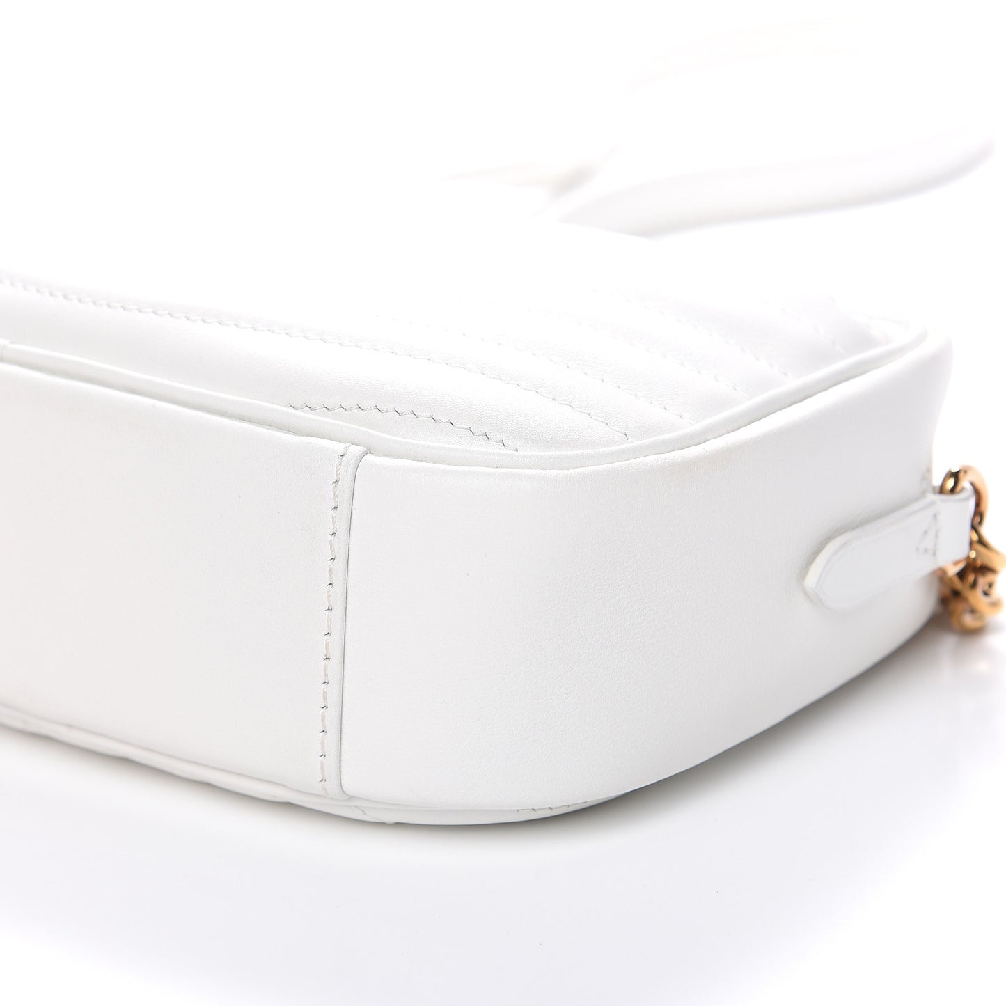Calfskin New Wave Camera Bag White