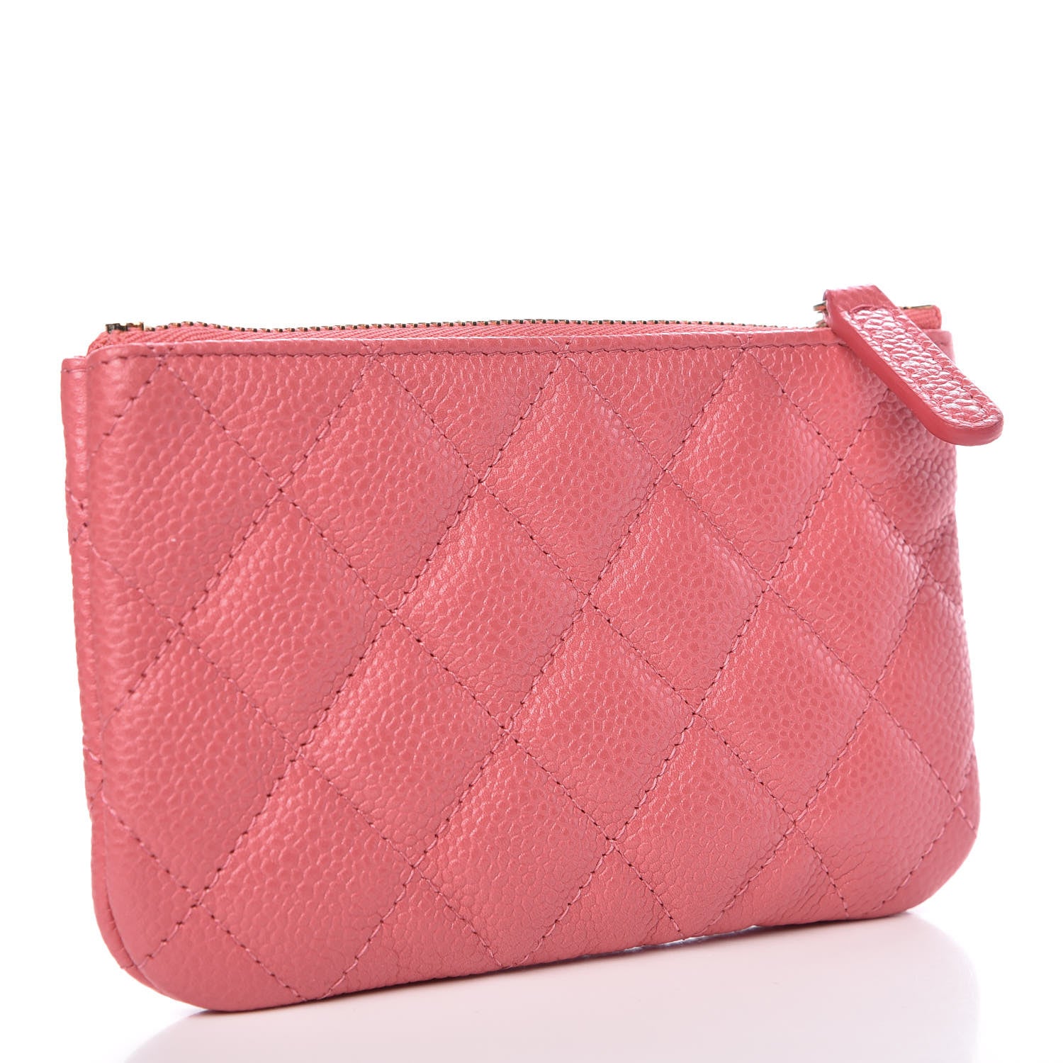 Chanel Caviar Quilted Small Cosmetic Case Pink 3 of 8