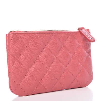 Chanel Caviar Quilted Small Cosmetic Case Pink 3 of 8